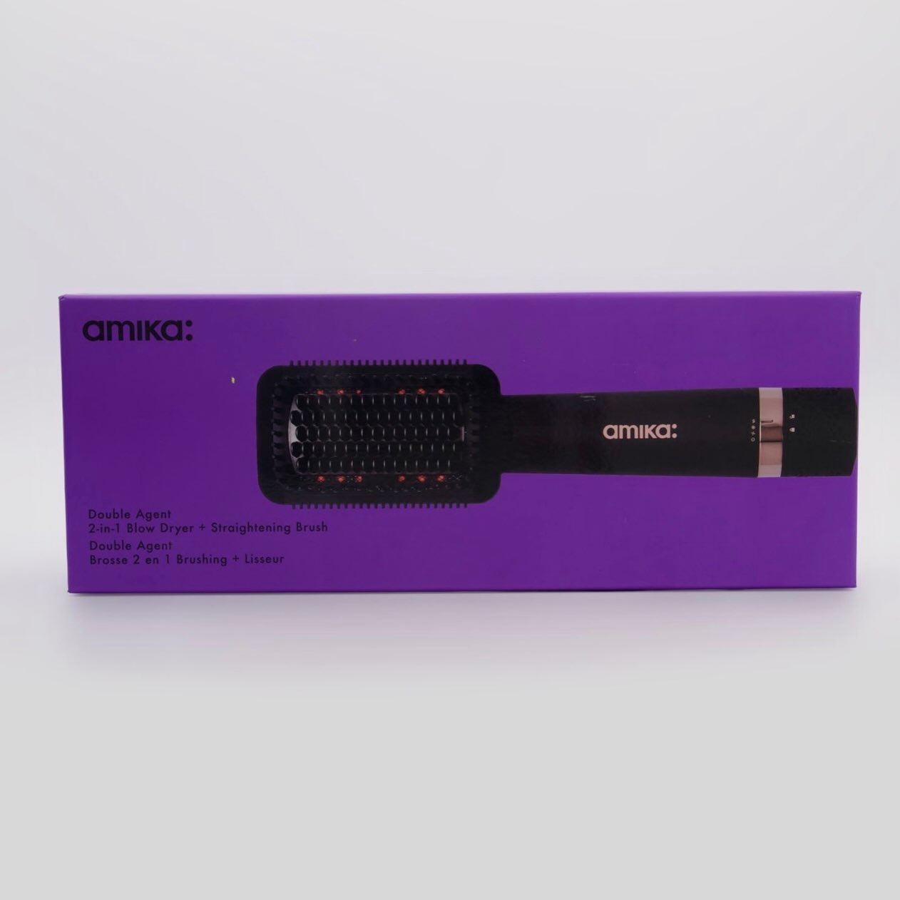 Amica 2 in 1 blow and dry hair straightener brush